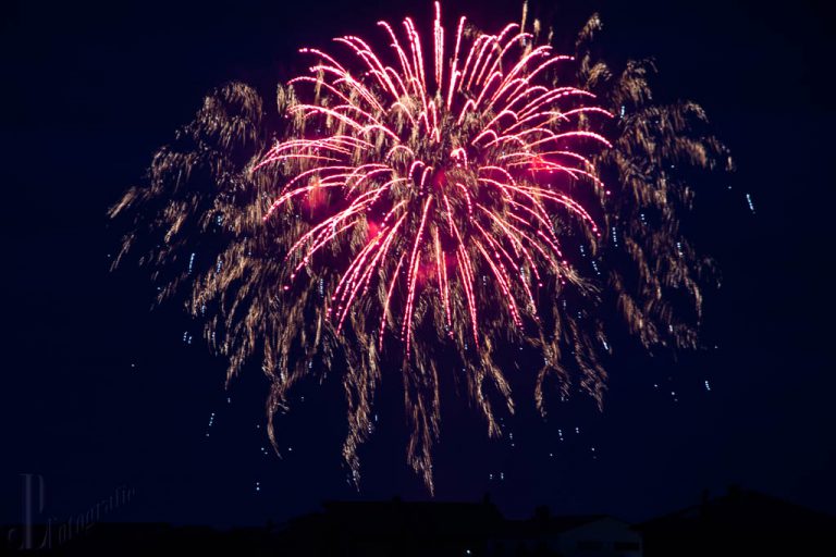 Feuerwerk über Burgdorf
