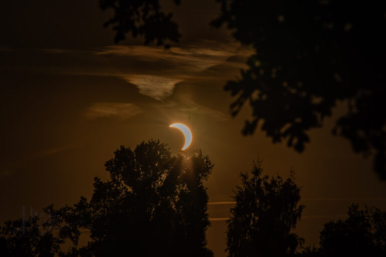 Sonnenfinsternis über Hülptingsen